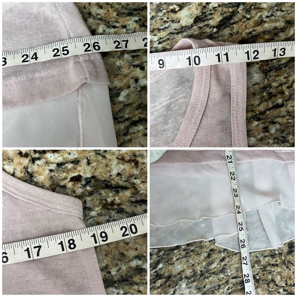 Coin 1804 Pink Sheer Linen Tunic Blouse Lagenlook Coastal Beach Boho Hippie M - Picture 5 of 9